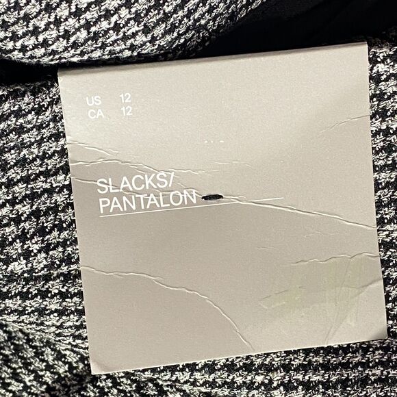 New H&M Business Slacks Ankle Pants Women's Size 12 - Picture 4 of 10